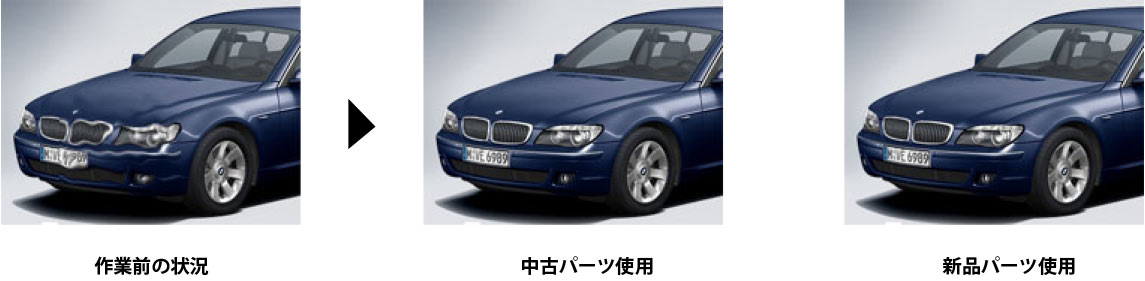 リサイクルパーツ修理で格安修理